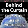 Behind the curtain logo